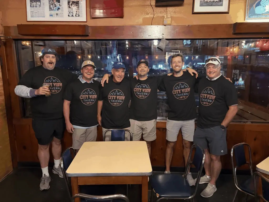 Crew in Tavern Shirts